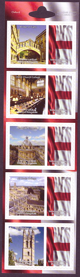 (image for) UK0040 Oxford Universal Mail Stamps Dated: 2/16